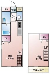 アスプラス山越の物件間取画像